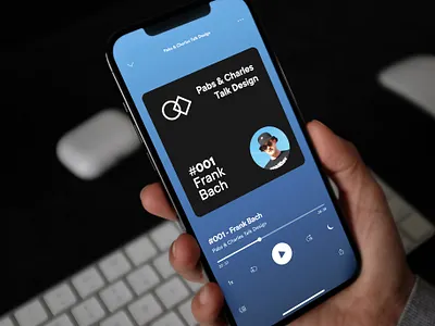 Pabs & Charles Talk Design brand logo minimal podcast