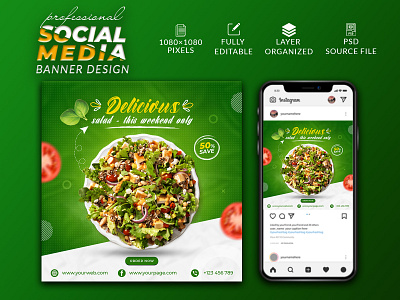 Social Media Post 3d ad banner ads animation branding design facebook post graphic design illustration instagram post logo motion graphics resturant post social media banner social media post twitter banner ui