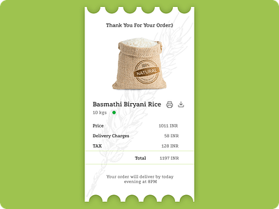 Email Receipt. Challenge #17 animation dailyui graphic design logo motion graphics ui