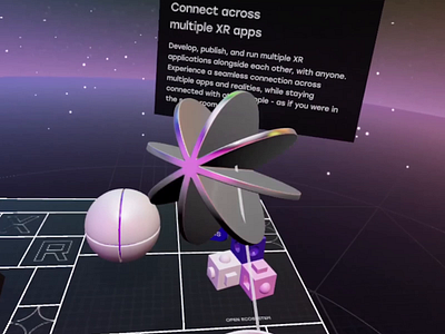 Pluto XR Layer 3d ar design objects space ui ux vr webvr webxr xr