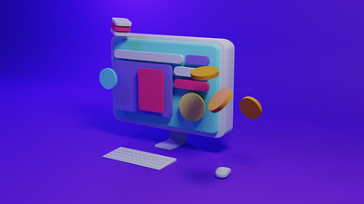 Mac 3d 3dmodelling blender blender3d blendercommunity blenderrender design illustration ui web