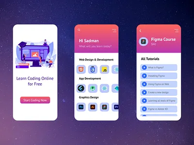 My First Ui Design in Figma app branding design ui ux