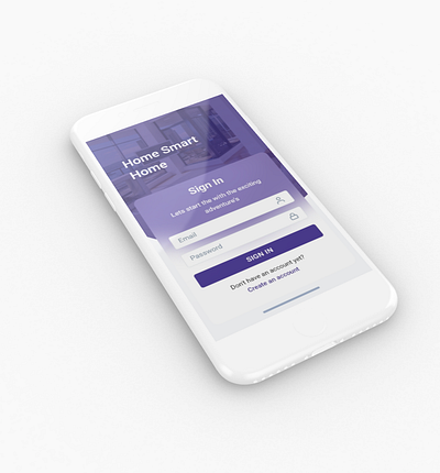 Smart Home Login 1 animation design flat ui ux