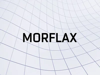 Morflax cover 3d 3d mesh 3d wireframe blender3d brand identity branding graphic design logo mesh minimalism