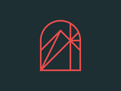 Summit Attack clean icon logo minimal modern mountain nature peak simple summit