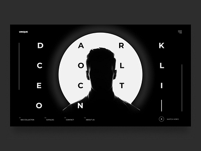 DARK COLLECTION UI/UX Design concept branding dark design ui ux web web design