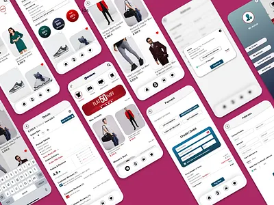 Ecommerce - Mobile Application (Android & ios) androidapp appdesign appinterface checkoutdesign crossplatformapp digitalcommerce ecommerceapp interactivedesign iosapp mobileappdesign mobileshopping mobileux onlinestore ordertracking productcatalog retailapp securepayment shoppingapp uiuxdesign userexperience