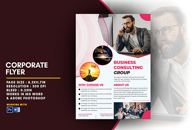 Business flyer Marketing flyer Corporate Flyer A4 Size Business digital flyer