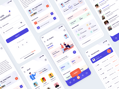 Learning Management System - 2 andorid animation app appdesign ios learning learning system learningsystem management online onlinestudies students system ui uiux ux