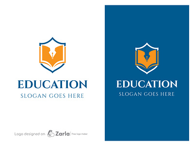 Education Logo academy logo book logo branding course logo education logo free logo free logo maker logo logo design logo maker pen logo teaching logo tutor logo