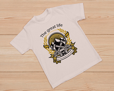 The Great Life T Shirt Design bulk t shirt creative t shirt design custom t shirt font t shirt design graphic design graphic designer simple t shirt t shirt t shirt deisgn t shirt designer text t shirt design typography t shirt unique t shirt vintage t shirt