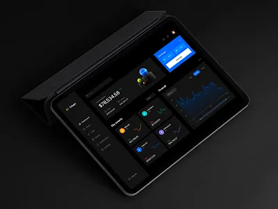Chain - Dashboard Design for Crypto Wallet blockchain crypto cryptocurrency cryptowallet dashboard dashboard design minimal ui ux ux design web app web design