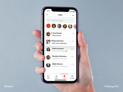 Daily UI 013 • Direct Messaging 013 100daychallenge chat clean daily 13 dailyui dailyui013 dailyuichallenge design direct messaging dm figma inbox message message app minimal ui uitrends ux