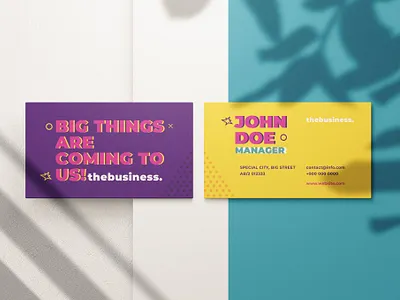 Realistic Business Card Mock-Up 3d 3d text 80s animation branding business business card card mockup design designposter graphic design illustration logo logo text mockup motion graphics ui
