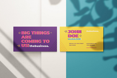 Realistic Business Card Mock-Up 3d 3d text 80s animation branding business business card card mockup design designposter graphic design illustration logo logo text mockup motion graphics ui