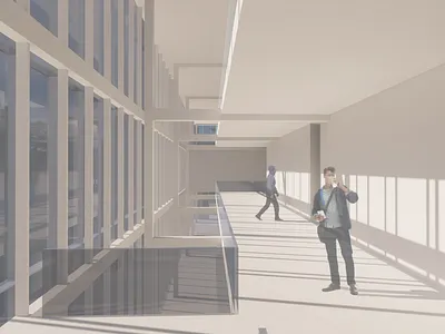 Dance School in Vienna architecture design graphic design illustration