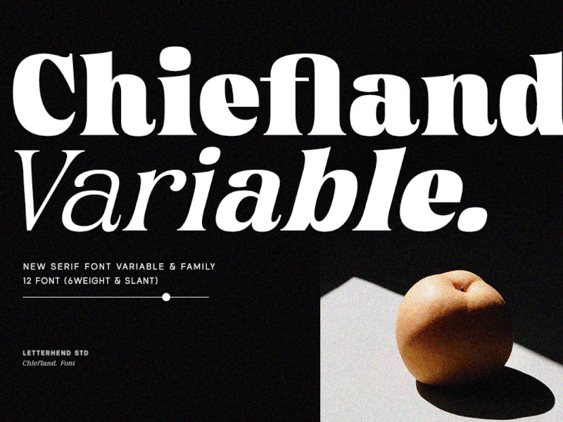 Chiefland Variable - 6 Weight Style freebies tagline font ui