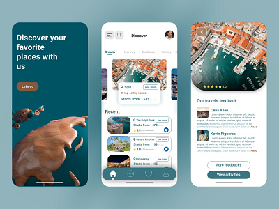 Traveling or company discovering UX/UI app adobe xd app design design discovering graphic design mobile design travel traveling ui
