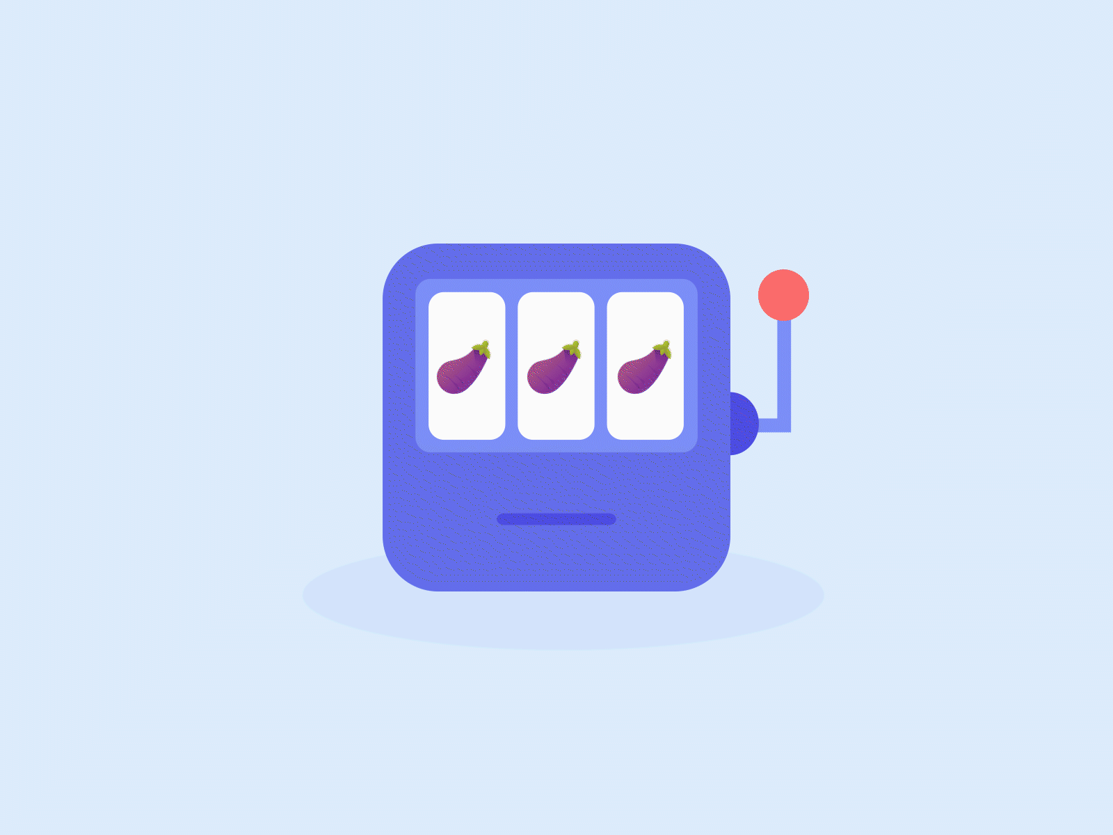 Slot machine motion graphics