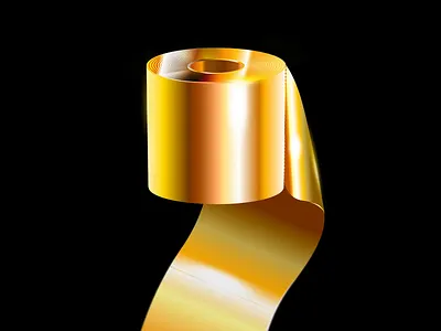 Golden TP (NFT) animation illustration nft