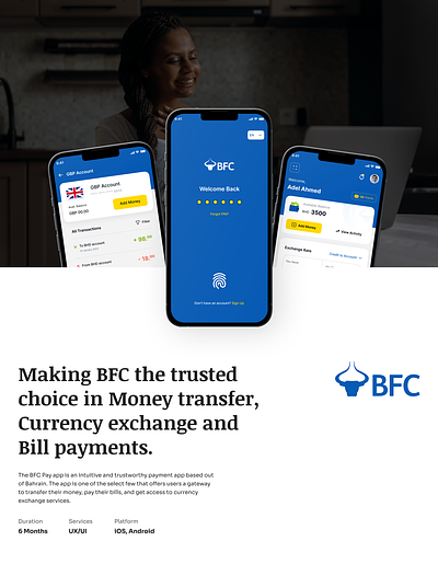 BFC Payments App | UX/UI Design interaction design uiux user experience user interface uxdesign visual design