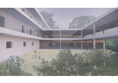 Hotel in Vienna, View 3d ar architecture design graphic design illustration