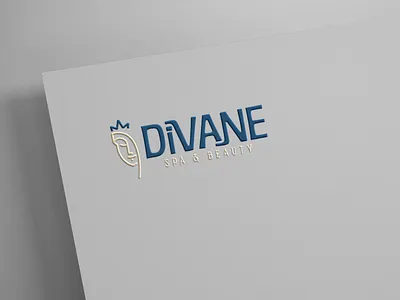 Divane Spa & Beauty - Logo brand brand design brand identity branding business logo design designer flat flat design flat logo illustration logo logo design logo designer mark minimal minimalist spa symbol vector