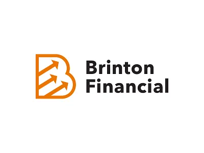 Brinton Financial branding design graphic logo type typography vector