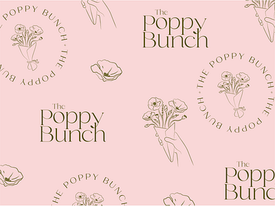 Logos + Icons for The Poppy Bunch brand branding course branding design graphic design icon icon design illustration illustrator logo logo design