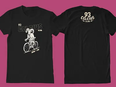 93 CELCIUS CLUB / TSHIRT / KAMANXNORTHY design illustration tshirt design typography