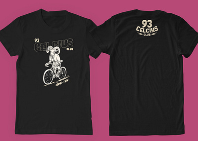 93 CELCIUS CLUB / TSHIRT / KAMANXNORTHY design illustration tshirt design typography