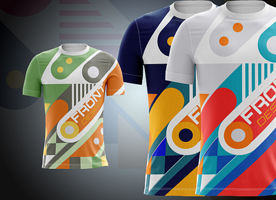 Colorful T-Shirt Design custom tshirt cycling jersey design event dress jersey mockup mock running sports sports design t shirt tshirtdesign tshirts