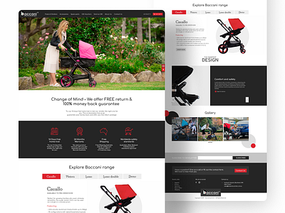 Baccani Australia Web Home page UI Design appuidesign dezignsam figma uidsign ui userintarface webdesign webui webuidesign