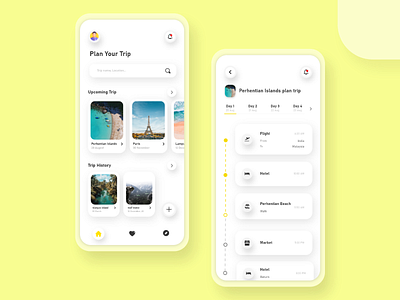 Trip Planner App UI app app design app ui app ui design design trip planner ui uiux