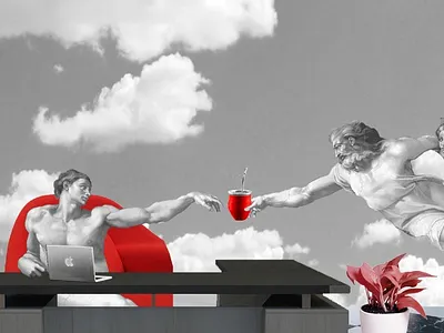 RED COUCH branding design graphic design illustration