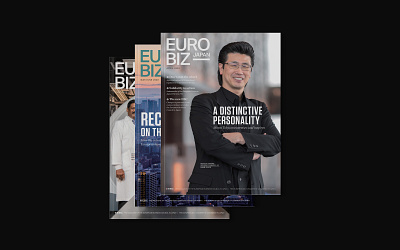 Eurobiz Japan Magazine billingual design editorial graphic design illustration japanese magazine