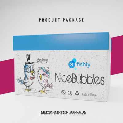 Product Packaging│ Bubble Packaging │ Product Label 3d 3d mockup box design label design package design packaging packaging design product pacakge product packaging