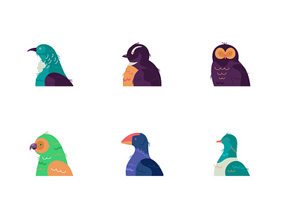 tui bird clipart template