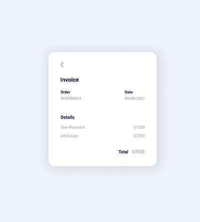 Daily UI 046 - Invoice daily ui dailyui dailyui046 invoice