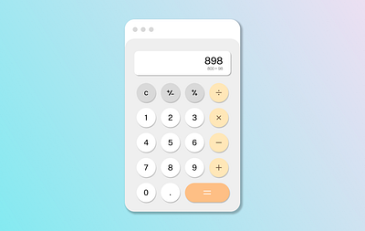 Daily UI 004. Calculator calculator challenge design mobile ui ux website