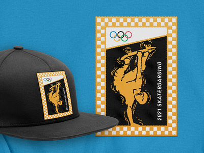 Weekly Warmup - Olympics badge clothing design dribbbleweeklywarmup embroidery fashion graphic design illustration logo patch