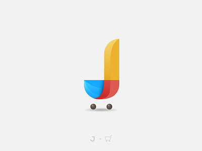 Letter J + Shopping Cart 🛒 brand identity cart design designer gradient ideas j cart j shopping cart letter j letter j cart letter j shopping cart logo logo design logo maker mark modern shopping cart symbol unqiue vector