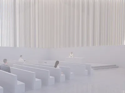 Church in Oporto 3d architecture design graphic design illustration render