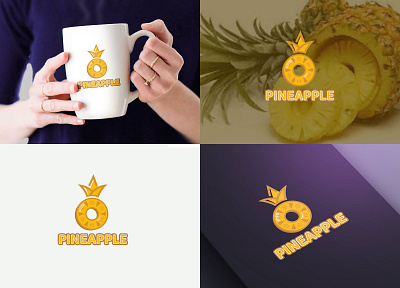 Pineapple-Logo branding design illustration logo logo design vector