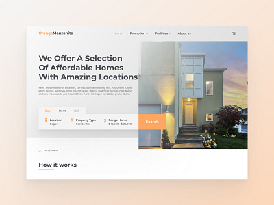 Real Estate - Web Design clean design ui uidesign ux web