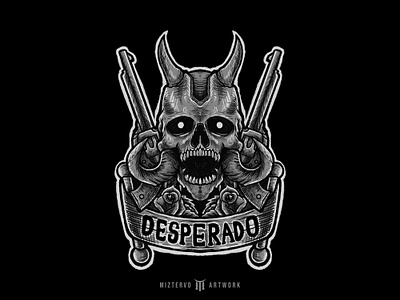 Desperado design graphic design illustration