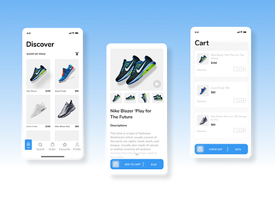 Shoes Ecommerce Mobile App commerce ecommerce mobile mobile app design shoes ui design