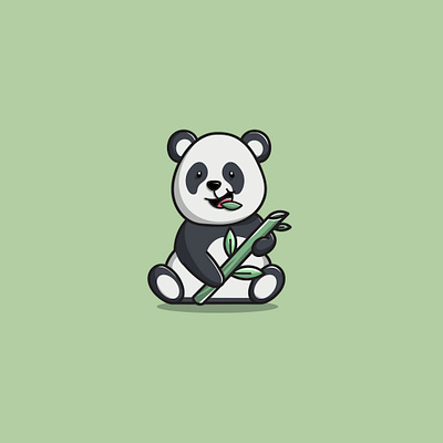 Cute Panda app branding cartoon cute design graphic design icon illustration logo panda vector