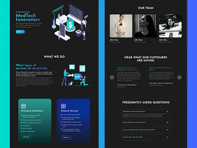 Frontalis Website Redesign adobe xd consultant design figma illustration mobile ui sketch ui web design web ui website