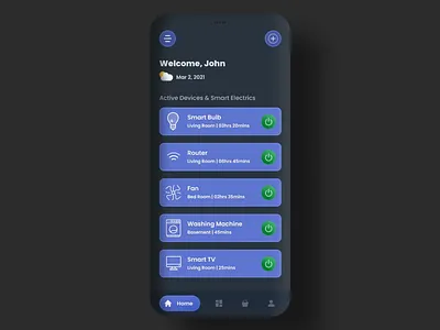 Smart Home App android app animation app design home app home screen home screen animation interaction ios app smart app smart home smart home animation smart home app smart home app design ui ui animation ui design ui ux design